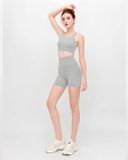  Set Đồ Tập Yoga Luxury Hibi Sports H138 - Áo Bra Khoét Lưng Tam Giác - Kèm Mút Ngực 