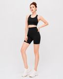  Set Đồ Tập Yoga Luxury Hibi Sports H138 - Áo Bra Khoét Lưng Tam Giác - Kèm Mút Ngực 