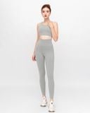  Set Đồ Tập Yoga Luxury Hibi Sports H138 - Áo Bra Khoét Lưng Tam Giác - Kèm Mút Ngực 