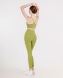  Set Đồ Tập Yoga Gym Hibi Sports H180 Kiểu 2 Dây Ba Lỗ Cổ Tim, Kèm Mút Ngực 