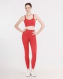  Set Đồ Tập Yoga Gym Hibi Sports H180 Kiểu 2 Dây Ba Lỗ Cổ Tim, Kèm Mút Ngực 