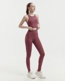  Set đồ tập Yoga Luxury Hibi Sports H186 kiểu áo croptop 4 dây đan chéo, kèm mút ngực, chất vải Hi Fabric 