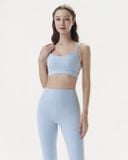  Set đồ tập Yoga Pilates Hibi Sports H189 kiểu quần lửng, áo bra thể thao kèm mút ngực 