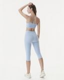  Set đồ tập Yoga Pilates Hibi Sports H189 kiểu quần lửng, áo bra thể thao kèm mút ngực 
