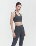  Set đồ tập Yoga Luxury Hibi Sports H191 kiểu áo bra cổ tim, kèm mút ngực, chất vải Hi Fabric, kèm mút 