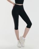  Quần lửng tập yoga Hibi Sports QL407 kiểu trơn qua gối, vải Luxury Hi Fabric 