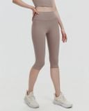  Quần lửng tập yoga Hibi Sports QL407 kiểu trơn qua gối, vải Luxury Hi Fabric 