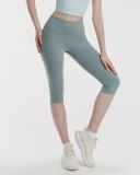  Quần lửng tập yoga Hibi Sports QL407 kiểu trơn qua gối, vải Luxury Hi Fabric 