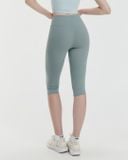  Quần lửng tập yoga Hibi Sports QL407 kiểu trơn qua gối, vải Luxury Hi Fabric 