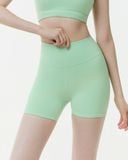  Quần đùi tập Yoga Gym Luxury Hibi Sports QS213 kiểu trơn, lưng cao tôn dáng, chất vải Hi Fabric 