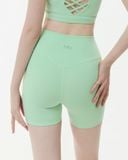  Quần đùi tập Yoga Gym Luxury Hibi Sports QS213 kiểu trơn, lưng cao tôn dáng, chất vải Hi Fabric 