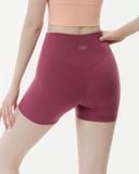  Quần đùi tập Yoga Gym Luxury Hibi Sports QS213 kiểu trơn, lưng cao tôn dáng, chất vải Hi Fabric 