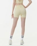  Quần đùi tập Yoga Gym Luxury Hibi Sports QS213 kiểu trơn, lưng cao tôn dáng, chất vải Hi Fabric 