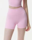  Quần đùi tập Yoga Gym Luxury Hibi Sports QS213 kiểu trơn, lưng cao tôn dáng, chất vải Hi Fabric 
