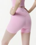  Quần đùi tập Yoga Gym Luxury Hibi Sports QS213 kiểu trơn, lưng cao tôn dáng, chất vải Hi Fabric 