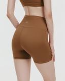 Quần đùi tập Yoga Gym Luxury Hibi Sports QS215 kiểu lưng cao cách điệu 2 lớp, chất vải High Spandex 