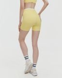  Quần đùi tập Yoga Gym Luxury Hibi Sports QS215 kiểu lưng cao cách điệu 2 lớp, chất vải High Spandex 