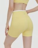  Quần đùi tập Yoga Gym Luxury Hibi Sports QS215 kiểu lưng cao cách điệu 2 lớp, chất vải High Spandex 