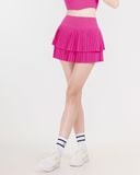  Váy Tập Pickleball Hibi Sports SK003, Kiểu Xếp Ly 2 Tầng, Chất Vải Xi Fabric Cao Cấp 