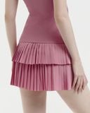  Váy Tập Pickleball Hibi Sports SK003, Kiểu Xếp Ly 2 Tầng, Chất Vải Xi Fabric Cao Cấp 