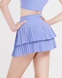  Váy Tập Pickleball Hibi Sports SK003, Kiểu Xếp Ly 2 Tầng, Chất Vải Xi Fabric Cao Cấp 