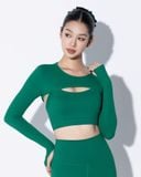  Áo Tank tập Yoga Gym Hibi Sports TA715 Limited - Kiểu tay dài nửa thân - Mặc ngoài áo bra 