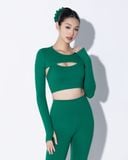  Áo Tank tập Yoga Gym Hibi Sports TA715 Limited - Kiểu tay dài nửa thân - Mặc ngoài áo bra 