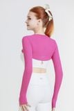  Áo Tank tập Yoga Gym Hibi Sports TA715 Kiểu tay dài nửa thân - Mặc ngoài áo bra 