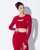  Áo Tank tập Yoga Gym Hibi Sports TA715 Limited - Kiểu tay dài nửa thân - Mặc ngoài áo bra 