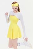  Áo Tank tập Yoga Gym Hibi Sports TA715 Kiểu tay dài nửa thân - Mặc ngoài áo bra 
