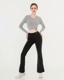  Áo Tank tập Yoga Gym Hibi Sports TA716 Kiểu khoét tròn cột dây, tay dài xỏ ngón - Mặc ngoài áo bra 