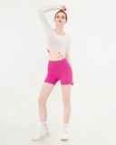  Áo Tank tập Yoga Gym Hibi Sports TA716 Kiểu khoét tròn cột dây, tay dài xỏ ngón - Mặc ngoài áo bra 