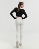  Áo tank tập Yoga Gym Hibi Sports TA717 Kiểu khoét tim mặc 2 mặt, tay dài xỏ ngón - Mặc ngoài áo bra 