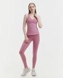  Áo Ba Lỗ Thể Thao Nữ Tập Yoga Gym Hibi Sports TS001 Kiểu Cổ Tim, Kèm Mút 