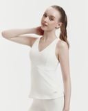  Áo Ba Lỗ Thể Thao Nữ Tập Yoga Gym Hibi Sports TS001 Kiểu Cổ Tim, Kèm Mút 