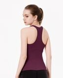  Áo Ba Lỗ Thể Thao Nữ Tập Yoga Gym Hibi Sports TS001 Kiểu Cổ Tim, Kèm Mút 