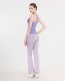  Quần ống loe tập Yoga Gym Hibi Sports QD324 kiểu trơn phối đường nâng mông, chất vải cao cấp Lu Fabric 