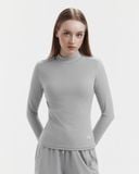  Áo tập Yoga dài tay Hibi Sports TS005 kiểu cổ trụ, kèm mút ngực 