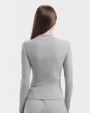  Áo tập Yoga dài tay Hibi Sports TS005 kiểu cổ trụ, kèm mút ngực 