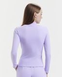  Áo tập Yoga dài tay Hibi Sports TS005 kiểu cổ trụ, kèm mút ngực 