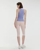  Quần lửng tập yoga Hibi Sports QL407 kiểu trơn qua gối, vải Luxury Hi Fabric 