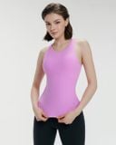  Áo ba lỗ thể thao nữ tập yoga Hibi Sports TS007 kiểu cổ tròn, kèm mút ngực 