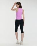  Quần lửng tập yoga Hibi Sports QL407 kiểu trơn qua gối, vải Luxury Hi Fabric 