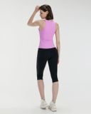  Áo ba lỗ thể thao nữ tập yoga Hibi Sports TS007 kiểu cổ tròn, kèm mút ngực 