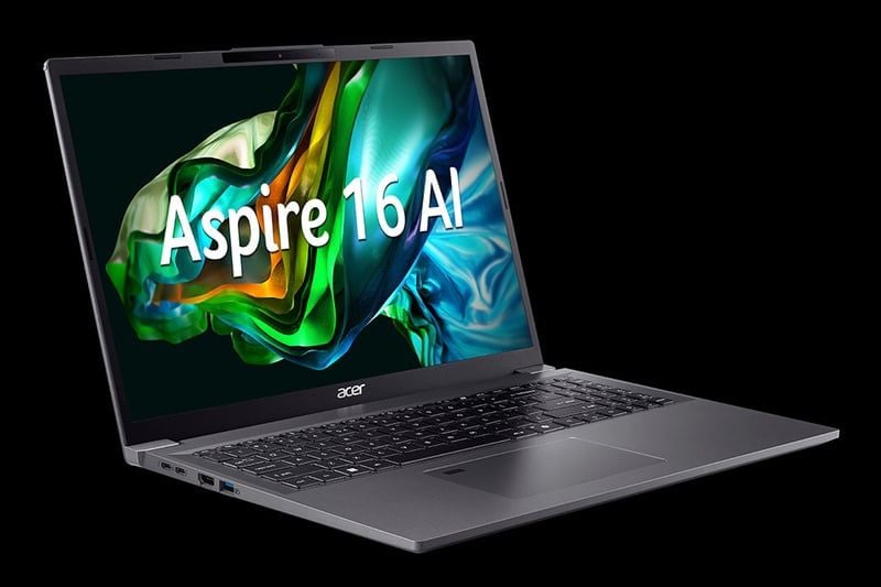 Laptop Acer Aspire 16 AI A16-71M-71U7 NX.J4YSV.002 (Intel Core Ultra 7 155H | 16GB | 512GB | Intel Arc | 16 inch FHD+ | Win 11 | Xám)