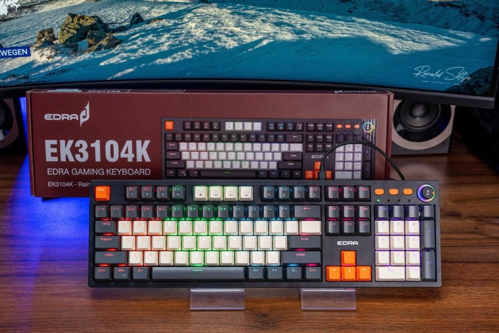 Bàn Phím Gaming EDRA EK3104K