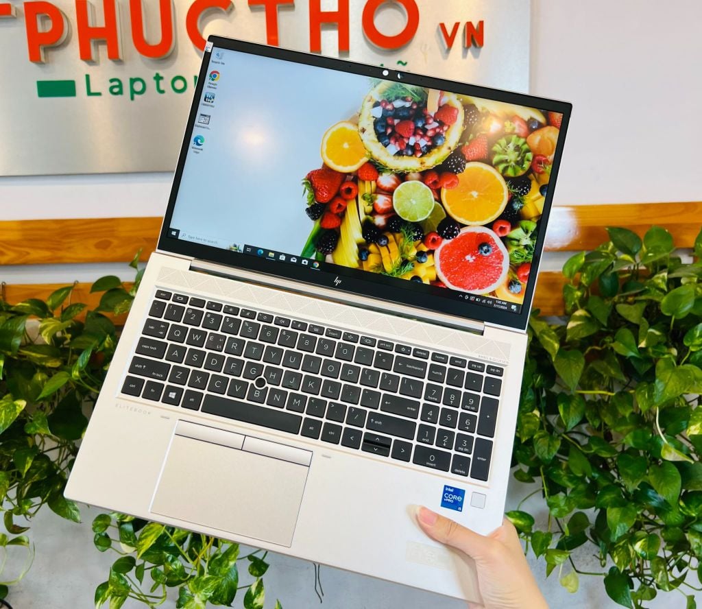 Laptop HP Elitebook 850G8CPU:Intel Core i7-1165G7|RAM 16GB Bus 3200 Max update 64Gb|SSD Nvme 512G|LCD 15.6' FHD|Batter: 3-cell, 56 Wh Li-ion|Trọng lượng 1,69Kg|Vỏ nhôm| Windows 11 bản quyền
