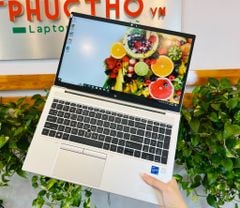 Laptop HP Elitebook 850G8CPU:Intel Core i7-1165G7|RAM 16GB Bus 3200 Max update 64Gb|SSD Nvme 512G|LCD 15.6' FHD|Batter: 3-cell, 56 Wh Li-ion|Trọng lượng 1,69Kg|Vỏ nhôm| Windows 11 bản quyền