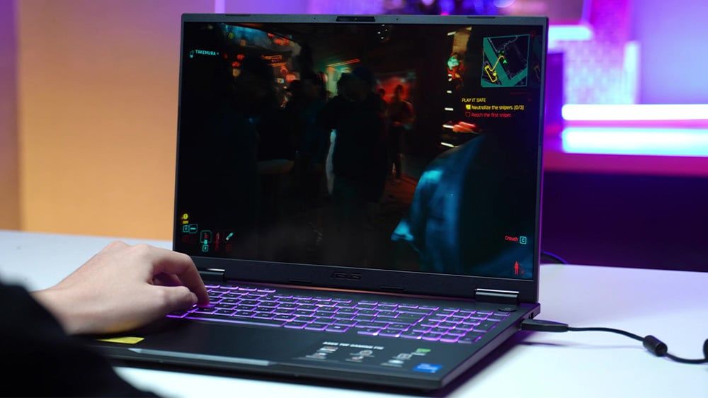 Laptop ASUS TUF Gaming F16 FX608JH-RV131W (Intel Core i5-13450HX | RTX 5050 8GB | 16-inch FHD+ | 32GB | 512GB | Windows 11 Home SL | Xám)