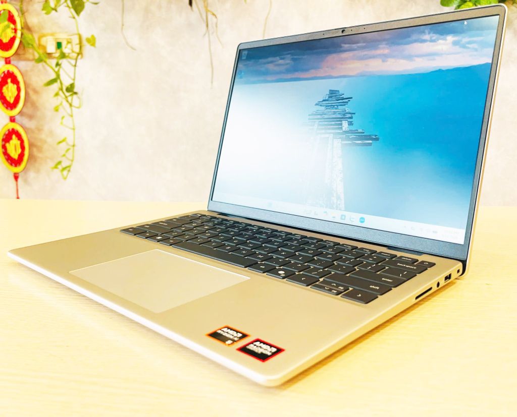 Laptop Dell 14 DC 14255/CPU AMD Ryzen AI 5 330/RAM 16Gb/SSD Nvme  512Gb/LCD 14' FHD/New Open box/mầu bạc